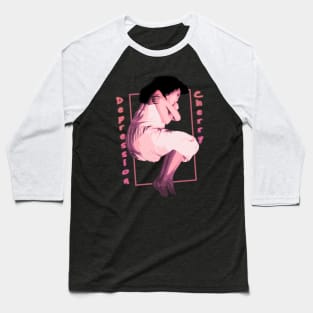 Depression Cherry Baseball T-Shirt